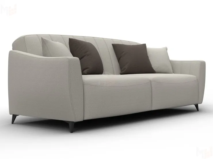 Диван-книжка Лига-095 НПБ ( Амур 02 бежевый )