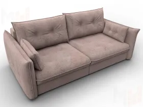 Диван прямой Лига-100 НПБ ( TOWER 05 бежевый )