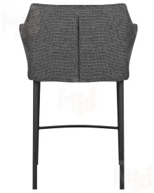 Стул полубарный DOBRIN LUCAS COUNTER (серая ткань (F-22))
