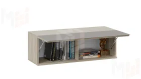 Шкаф навесной Глосс - ТД 319.03.26 Баттл Рок, Стекло Светлый Stone(St)