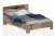 Кровать 900  Соренто Дуб стирлинг