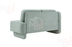 Кушетка Хьюстон на пружинном блоке Зеленый