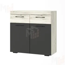 Тумба  СОНАТА ТС-900  Крафт белый-Антрацит