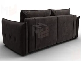 Диван прямой Лига-100 НПБ ( BRUT 17 коричневый )