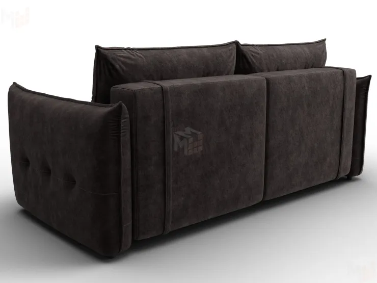 Диван прямой Лига-100 НПБ ( BRUT 17 коричневый )