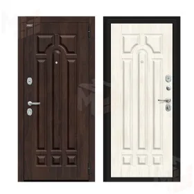 Входная металлическая дверь Форт Kale Almon/Nordic Oak