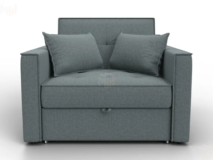 Кресло-кровать Лига-104 (80) ( Амур 07 серый )