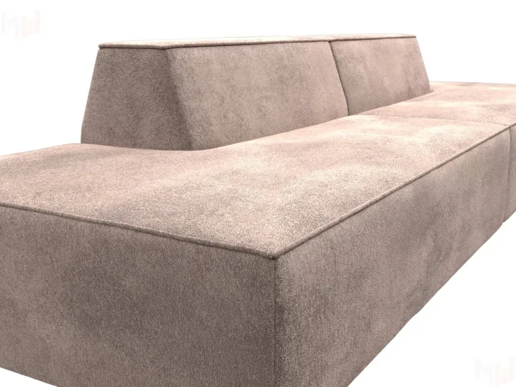 Диван прямой модульный Монс лофт ( TOWER 05 бежевый )