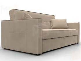 Диван прямой Лига-104 (160) ( SEVEN 729 бежевый )