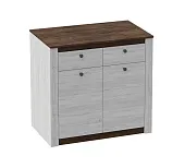 Тумба с двумя ящиками и двумя дверцами Даллас