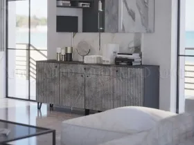 Комод Оливия (мрамор глянец)