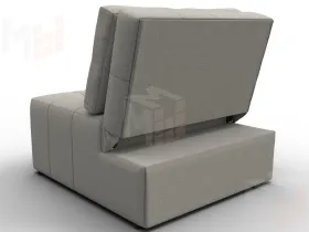 Кресло-кровать Лига-107 (80) ( Амур 02 бежевый )