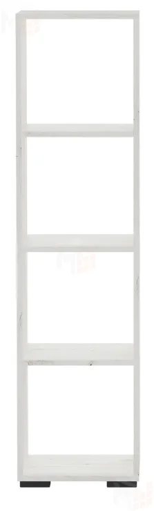 Стеллаж  ГРЕТТА Куб 4 Дуб Крафт белый