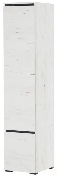 Пенал ГРЕТТА 2СП  Дуб Крафт белый-Антрацит