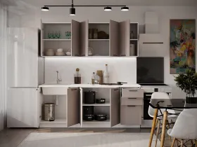 Кухонный гарнитур Мемфис 2,0 грей софт