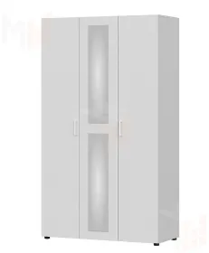 Шкаф трехстворчатый Токио Белый текстурный