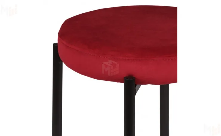 Табурет Кен Confetti bordo/черный