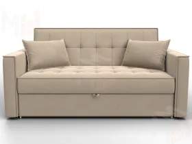 Диван прямой Лига-104 (140) ( SEVEN 729 бежевый )