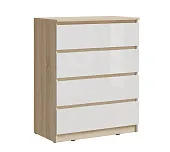 Комод Челси 800 сонома/белый