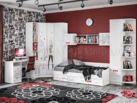 Детская кровать Вега New Girl (белый)