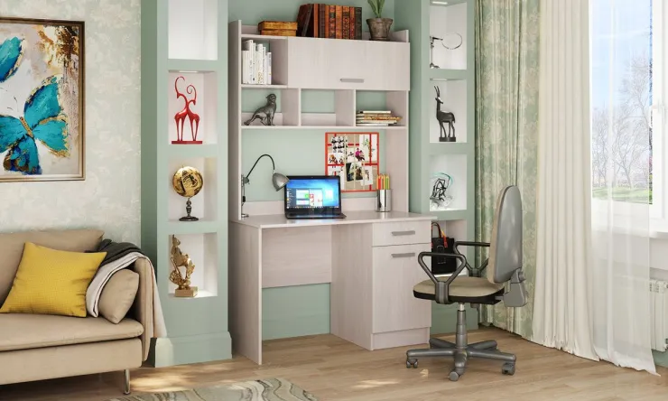 Компьютерный стол ПКС-2 ( Анкор светлый)