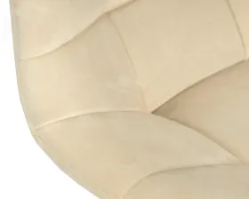 Стул барный DOBRIN TAILOR WHITE (бежевый велюр (MJ9-10))