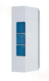 Шкаф угловой с полками Палермо-3_Ю ШК-017