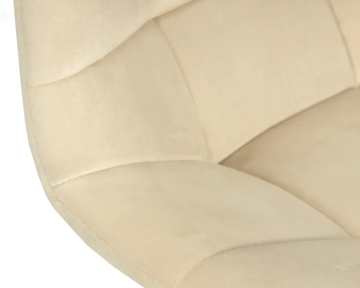 Стул барный DOBRIN TAILOR WHITE (бежевый велюр (MJ9-10))