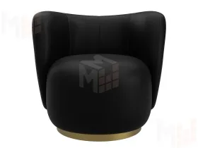 Кресло Лига-072 ( экокожа GRIFON 18 черный )