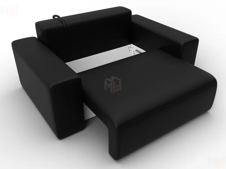 Кресло Лига-036 НПБ ( GRIFON 18 черный )