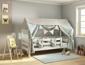 Балдахин для кровати с надстройкой Соня «Небесный»