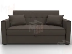 Диван прямой Лига-104 (140) ( Амур 05 коричневый )