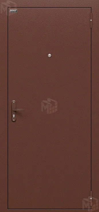 Входная металлическая дверь Эконом Антик Медь/Л-11 (ИталОрех)