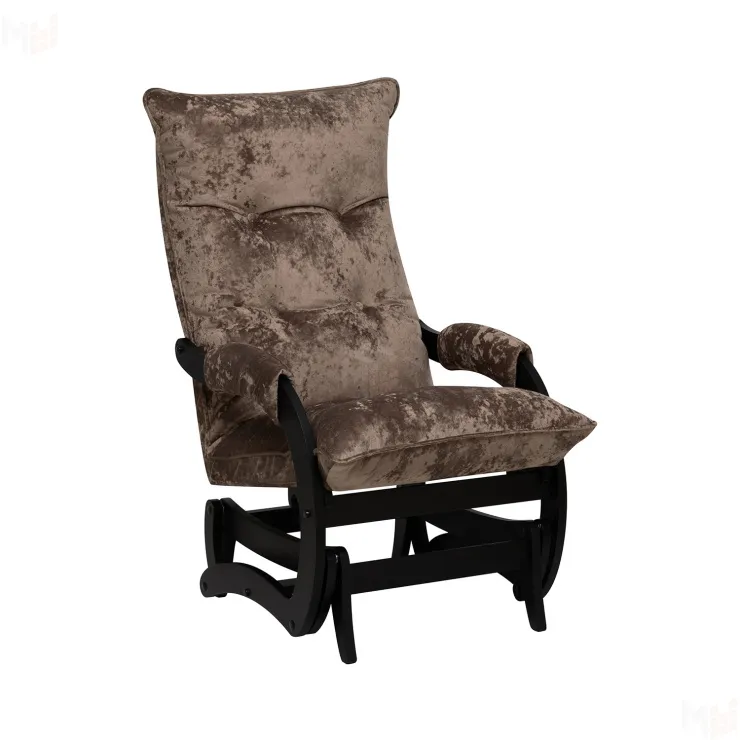 Кресло-маятник Leset Луно (Венге/Crash LUX 5 (коричневый))