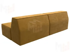 Диван прямой модульный Монс ( BRUT 10 желтый )
