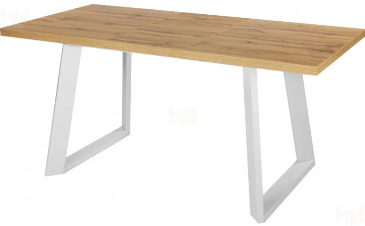 Стол раскладной Райт Лофт 120 Дуб Вотан/Белый