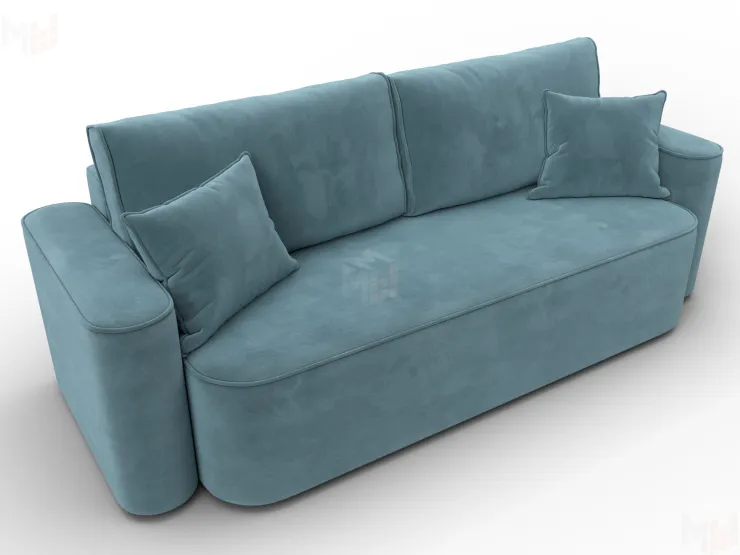 Диван прямой Лига-118 НПБ ( SEVEN 113 бирюзовый )