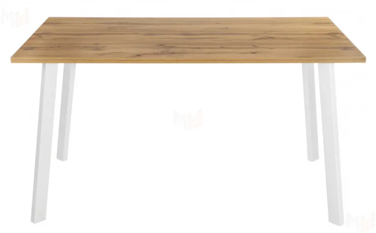 Стол Лаки Лофт 140 Дуб вотан / Белый