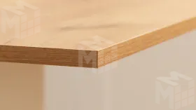 Стол обеденный Анкона Тип 1 Белый, Дуб Крафт золотой