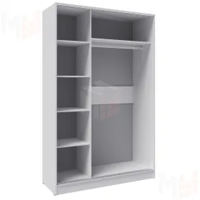 Шкаф-купе Стиль-2 белый 1200