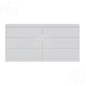 Комод Варма 6Д белый 