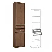 Пенал с ящиками Domani Ливорно ЛШ-3