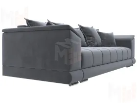 Диван прямой НордСтар НПБ ( SEVEN 17 серый )