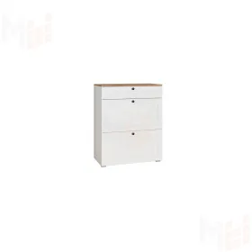 Тумба для обуви 16.121 Остин белый шагрень