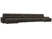 Диван П-образный с полками Лига-053 НПБ МегаЛонг