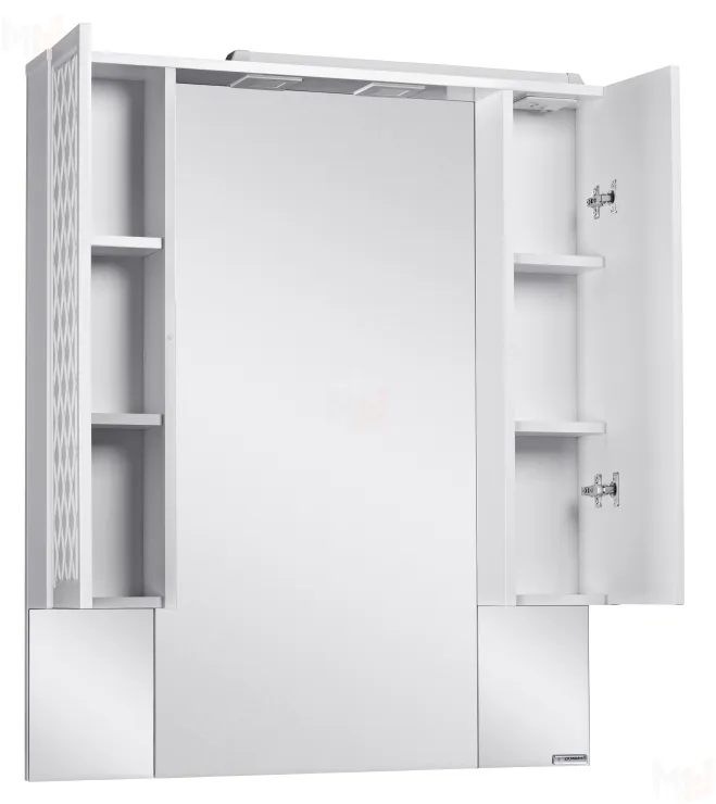 Шкаф-зеркало 3D 90 Эл. Домино