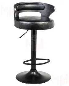Стул барный DOBRIN FRED BLACK (чёрное дерево, чёрный)