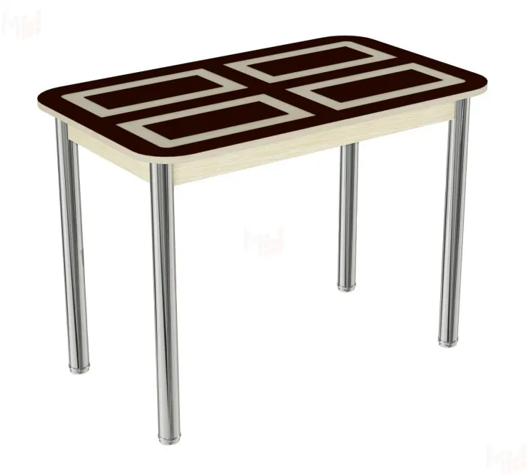 Стол Квадро (шоколад, ноги прямые)