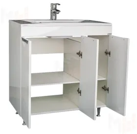 Тумба под умывальник "Elen 80" Грация без ящика Домино