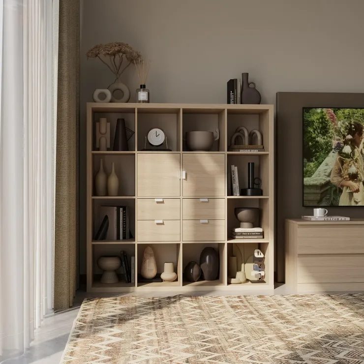 Стеллаж Фора 16 дуб беленый